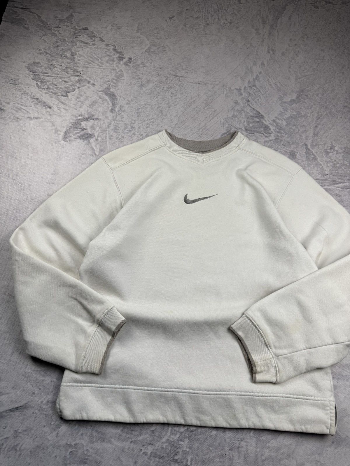 Nike × Vintage NIKE VINTAGE CENTER LOGO OVERSIZE BOXY SWEATSHIRT Size US M / EU 48-50 / 2 - 4 Thumbnail