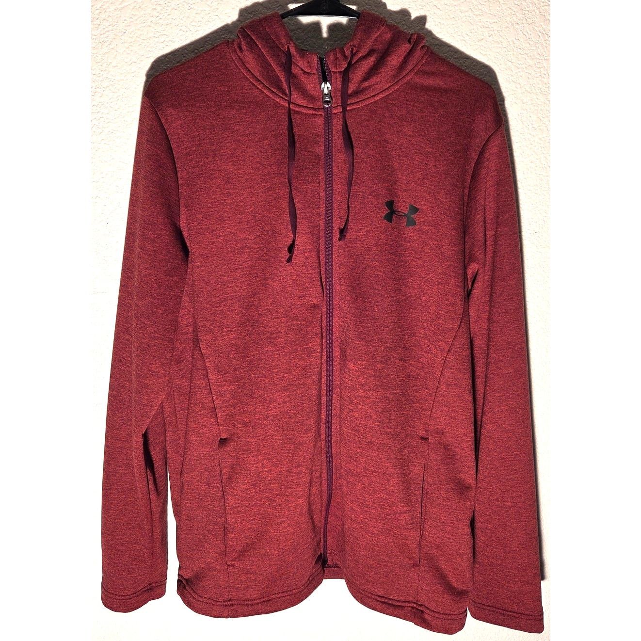 Under Armour Men's Under Armour Heather Red Hoodie - Size Large Size US L / EU 52-54 / 3 - 4 Thumbnail