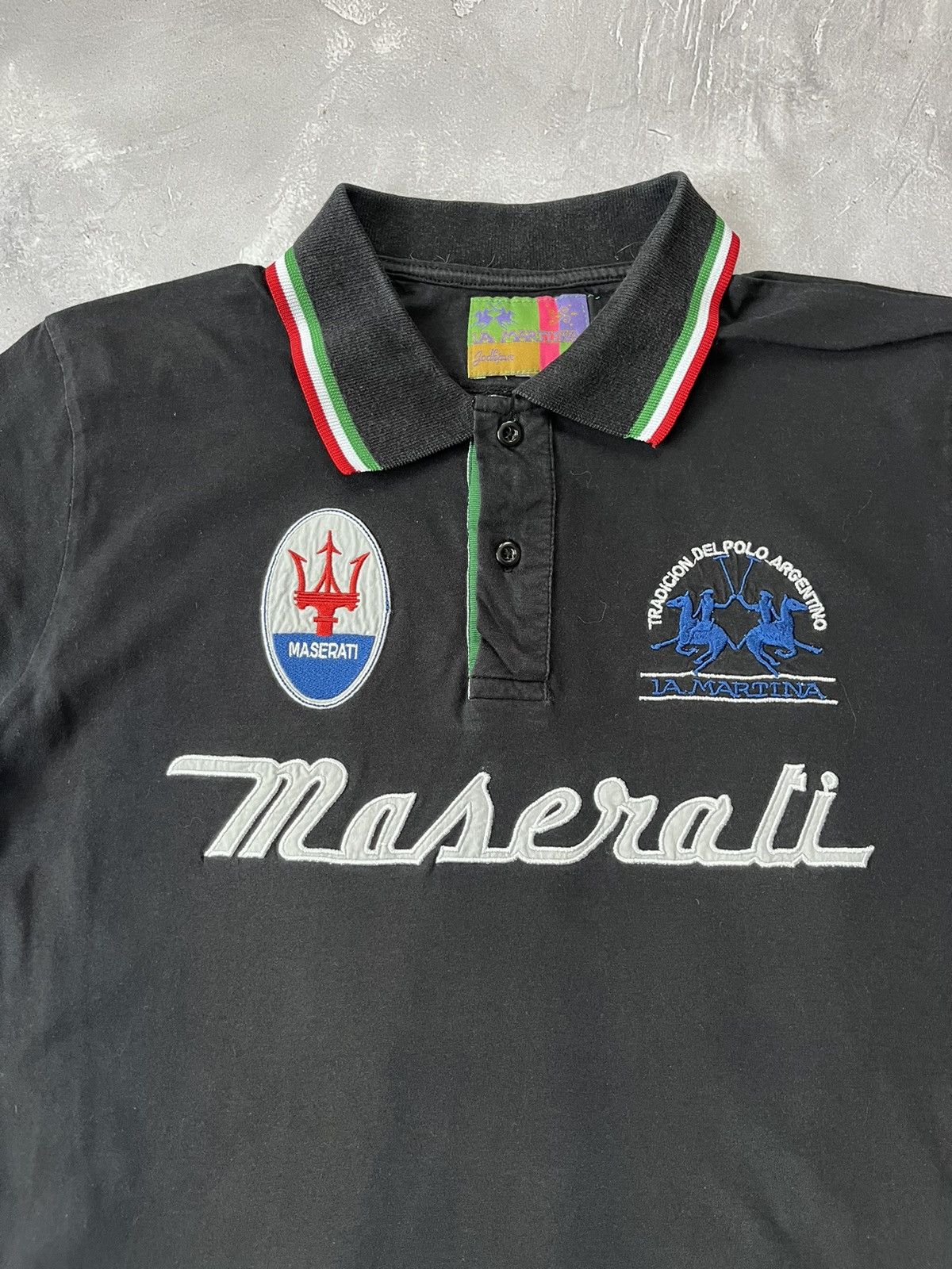 La Martina Vintage La Martina Maserati big logo rugby shirt Size US S / EU 44-46 / 1 - 4 Thumbnail