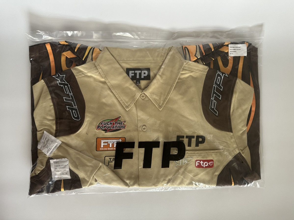 Fuck The Population Raceway Button Up Shirt Size US XL / EU 56 / 4 - 3 Thumbnail
