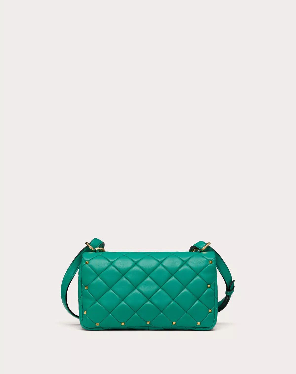 Valentino oc11z0725 Size:OS/ Spike Bag In Nappa Patchwork in Green Size ONE SIZE - 3 Thumbnail