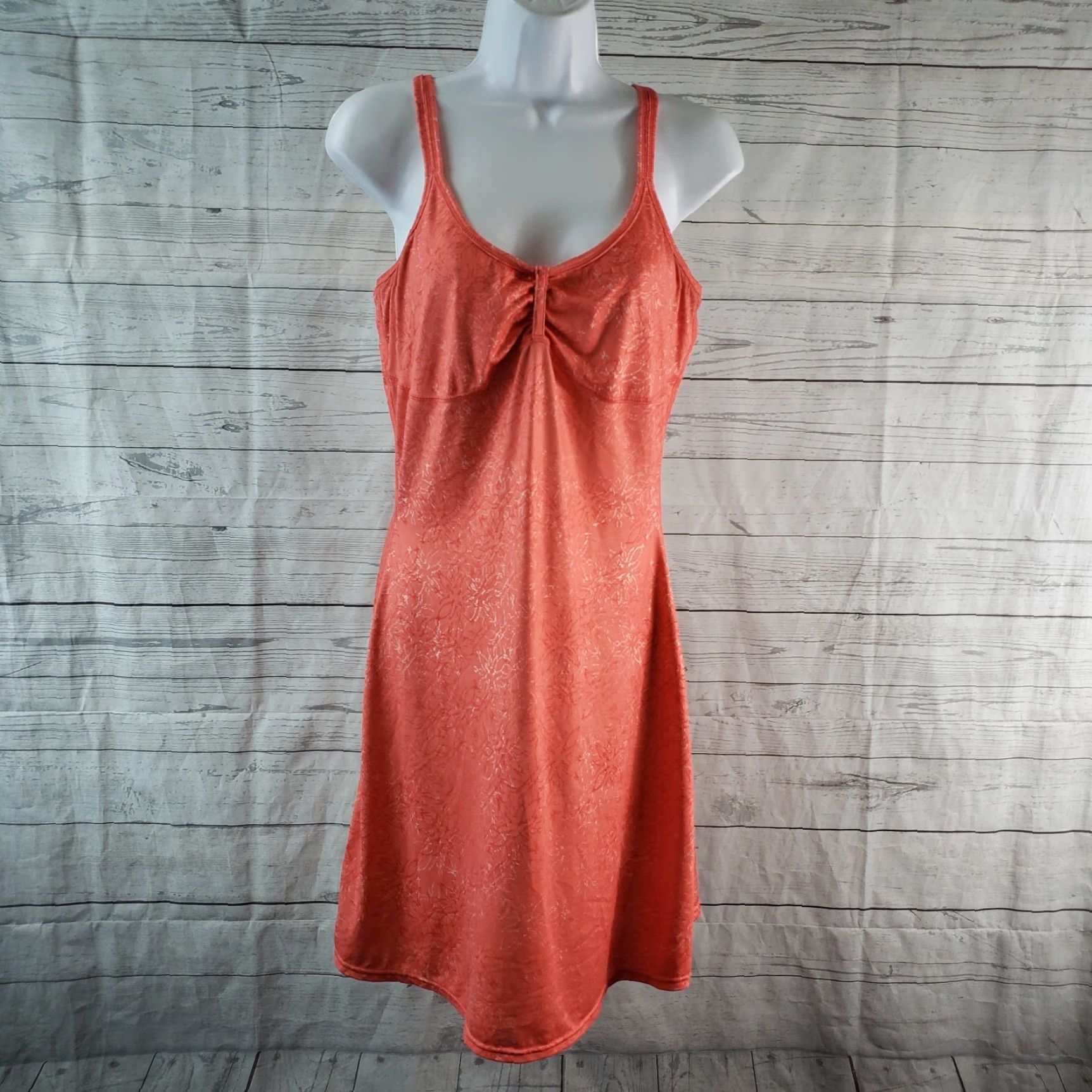 Mountain Hardwear VINTAGE Mountain Hardwear Womens Athletic Dress Sz Small Orange Bra Shelf Strappy Size S / US 4 / IT 40 - 2 Thumbnail