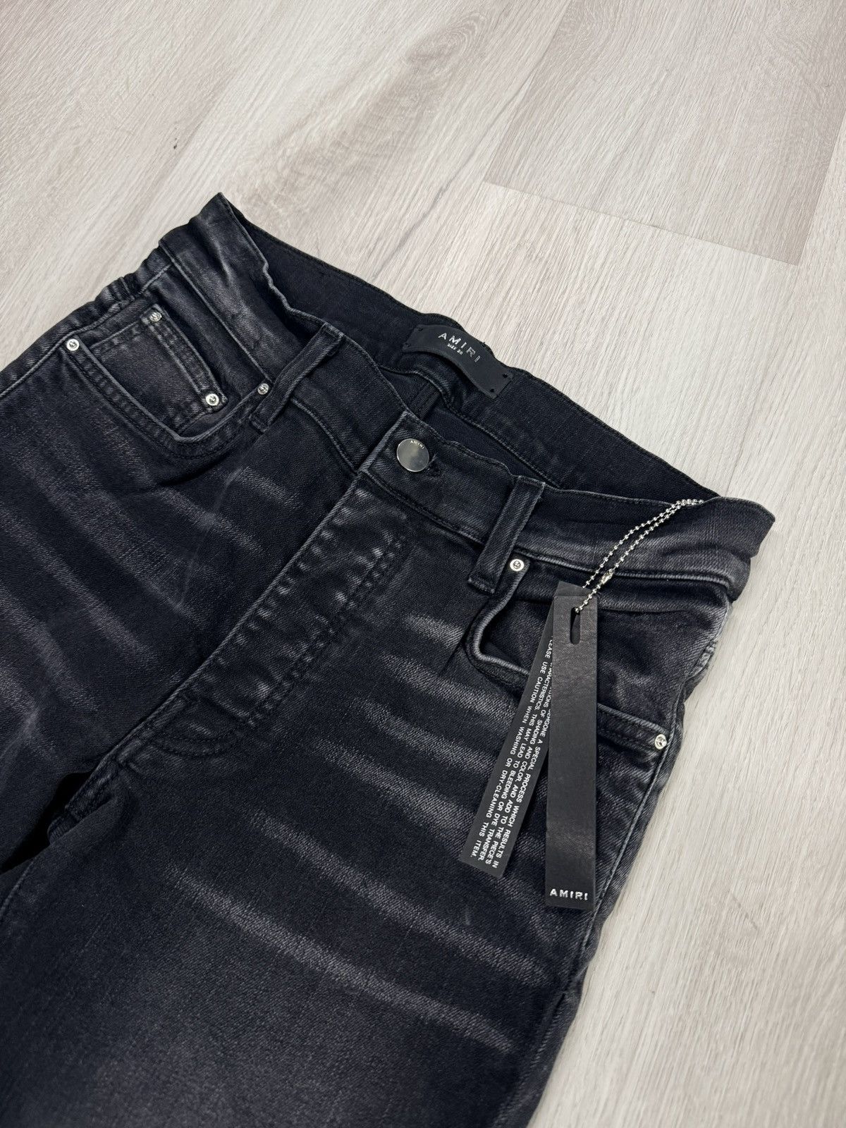 Amiri Amiri Aged Black Jeans Size US 28 / EU 44 - 2 Thumbnail