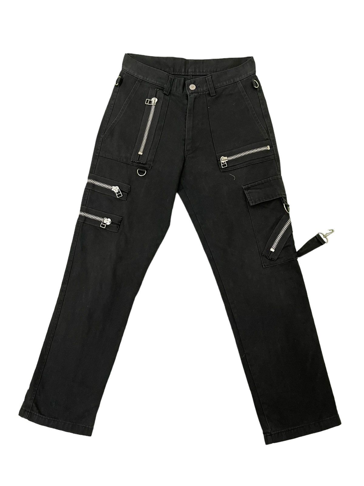 Japanese Brand Bondage Pant Secret Agent Japan Multi Zipped Slim 6🟦7 Size US 28 / EU 44 - 9 Thumbnail