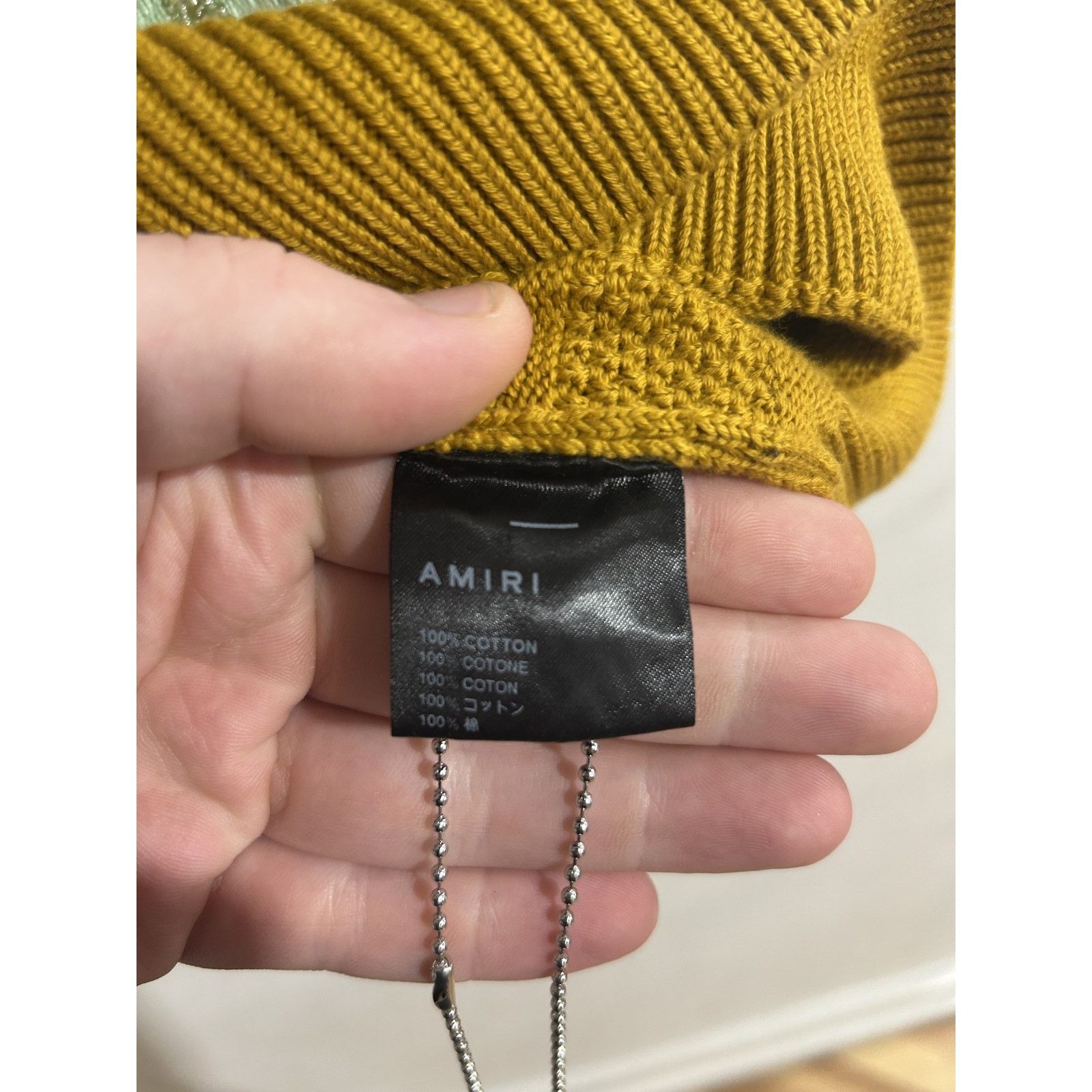 Amiri AMIRI EMBROIDERED PALM TREE CREW NECK KNIT SIZE MEDIUM NEW Size US M / EU 48-50 / 2 - 7 Thumbnail