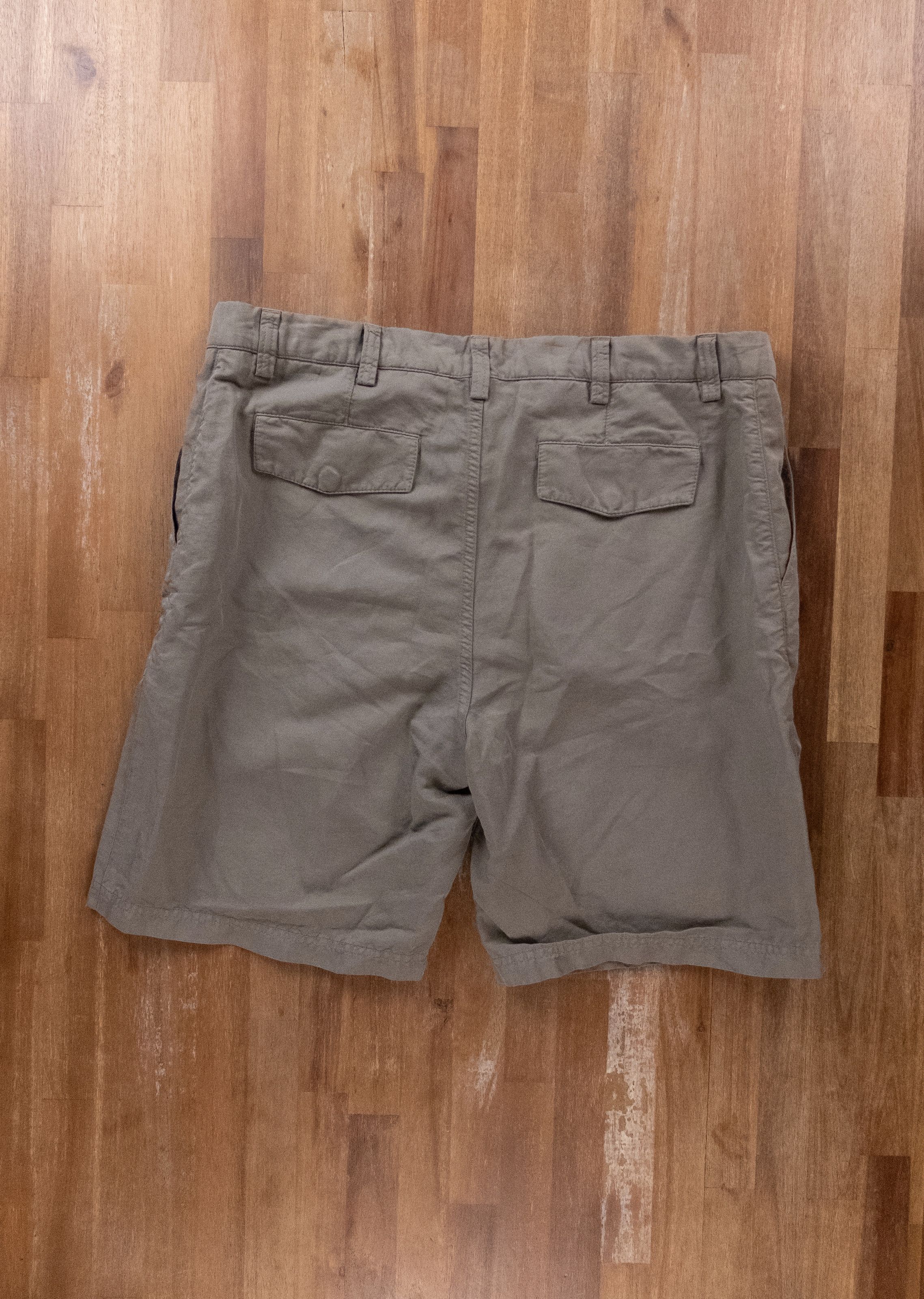 Brunello Cucinelli BRUNELLO CUCINELLI green linen cotton bermuda shorts 38 54 Size US 38 / EU 54 - 9 Thumbnail