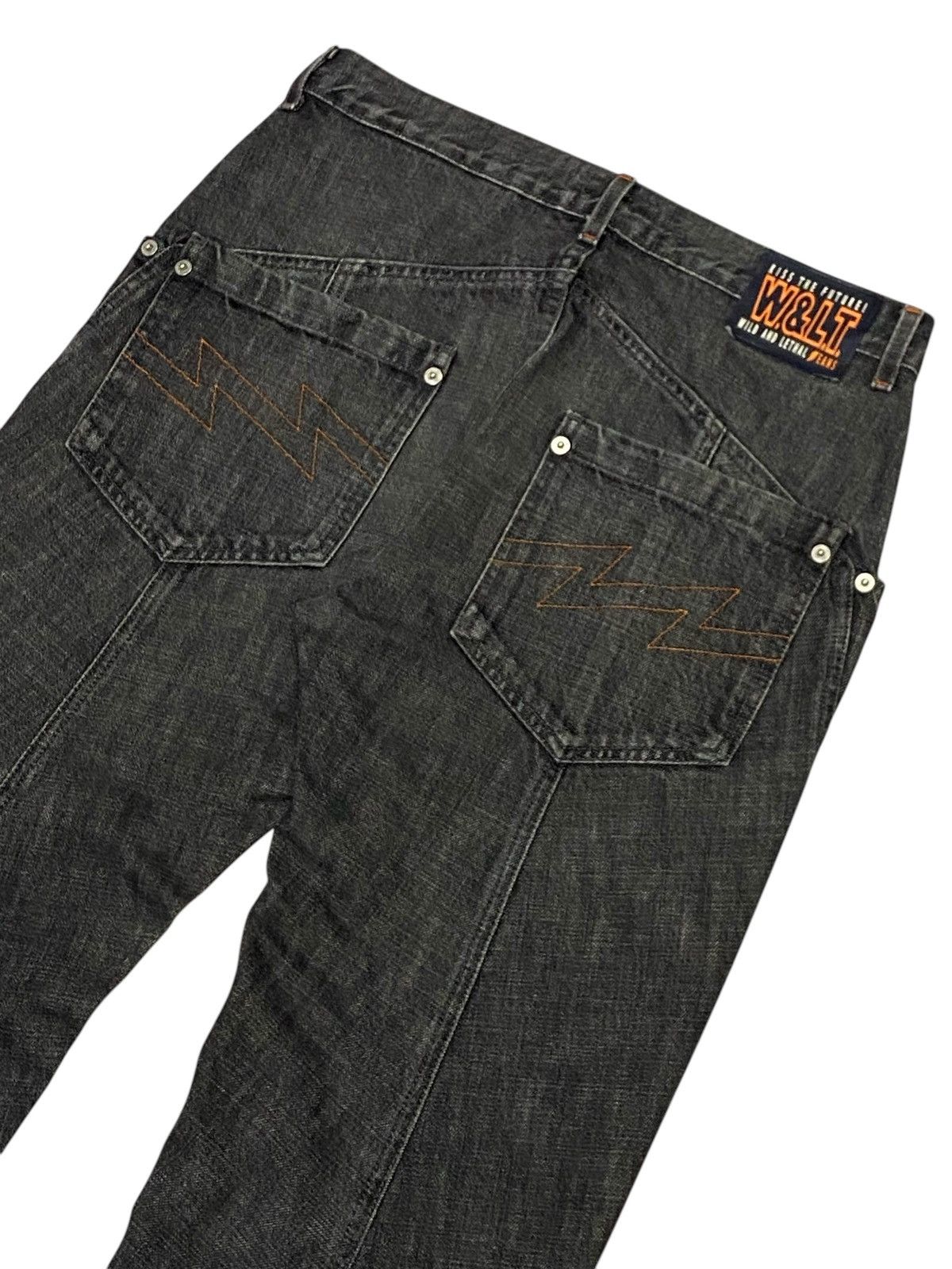 W&LT W&LT Walter Van Beirendonck Spiral Cut Denim Pants Size US 30 / EU 46 - 7 Thumbnail