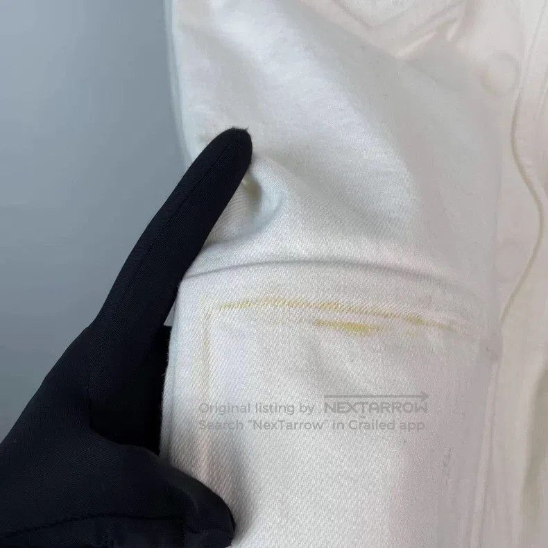 Fendi Fendi White Pocket Embossed Cotton Collar Single-breasted Size XS / US 0-2 / IT 36-38 - 8 Thumbnail