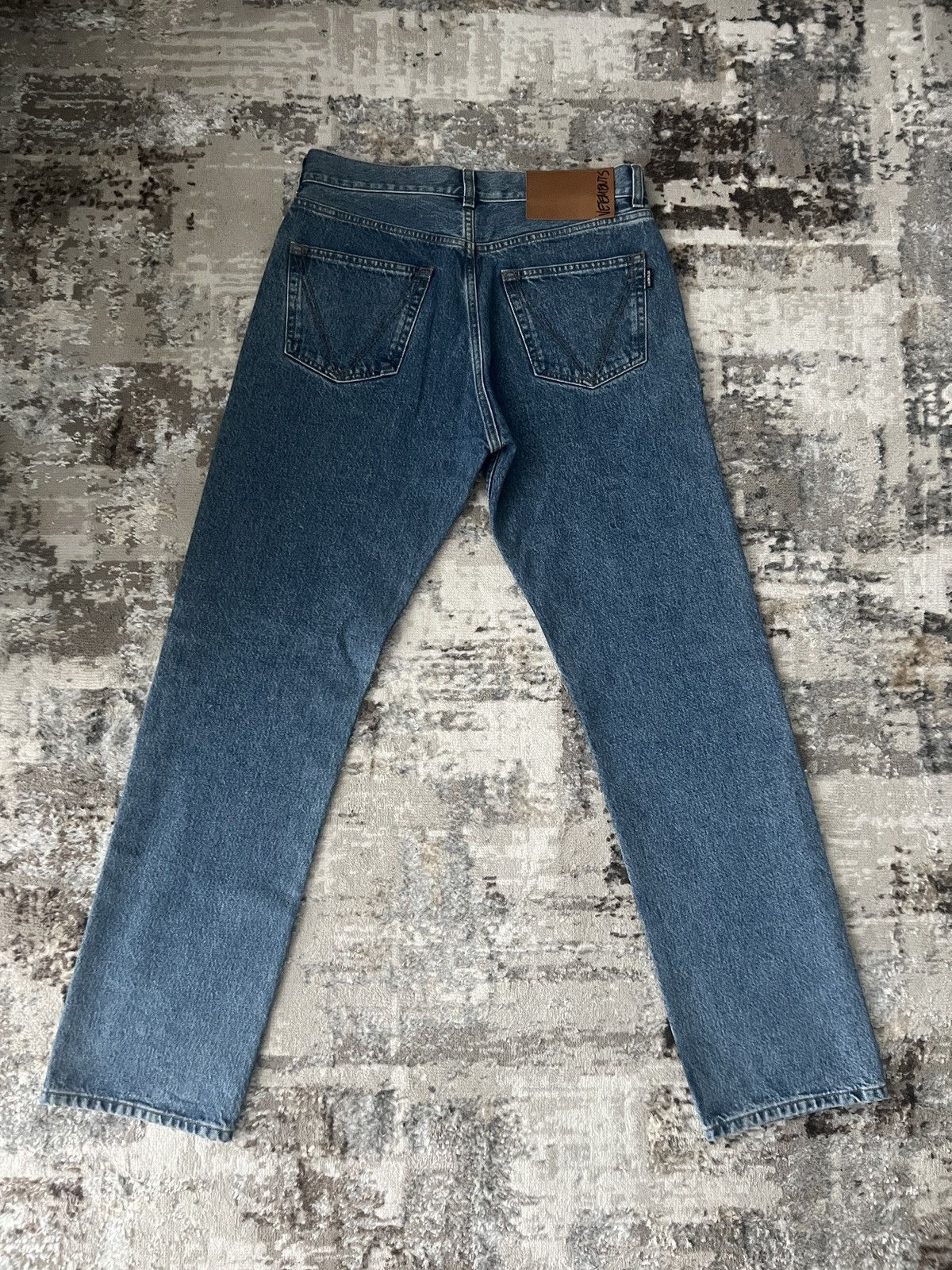 Vetements Vetements Censored Embroided Jean FW20 Size US 30 / EU 46 - 2 Thumbnail