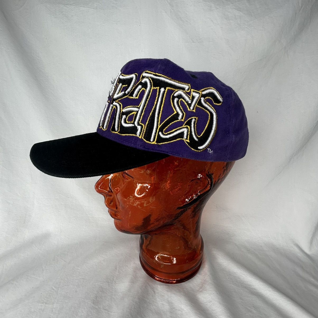 Vintage Vtg 90’s East Carolina Pirates Graffiti SnapBack Hat Rare Size ONE SIZE - 2 Thumbnail
