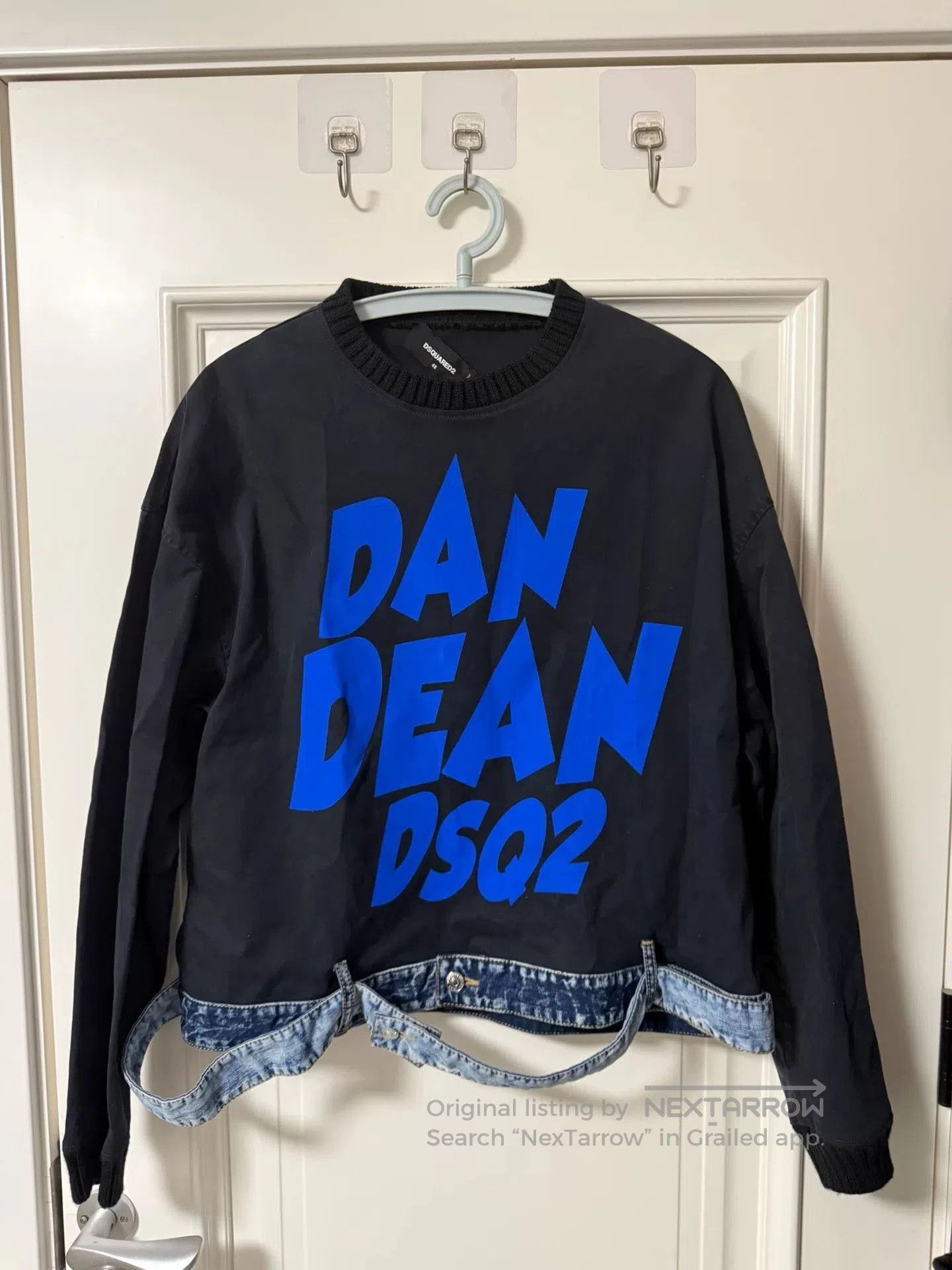 Dsquared2 dsquared2 oversized sweatshirt with detachable belt. Size US L / EU 52-54 / 3 - 2 Thumbnail