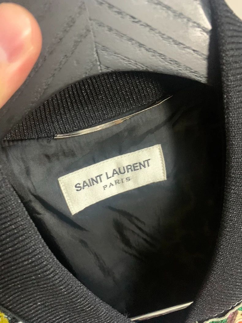 Saint Laurent Paris Saint Laurent Paris Cartoon Embroidered Splicing Jacket-250 Size US M / EU 48-50 / 2 - 3 Thumbnail