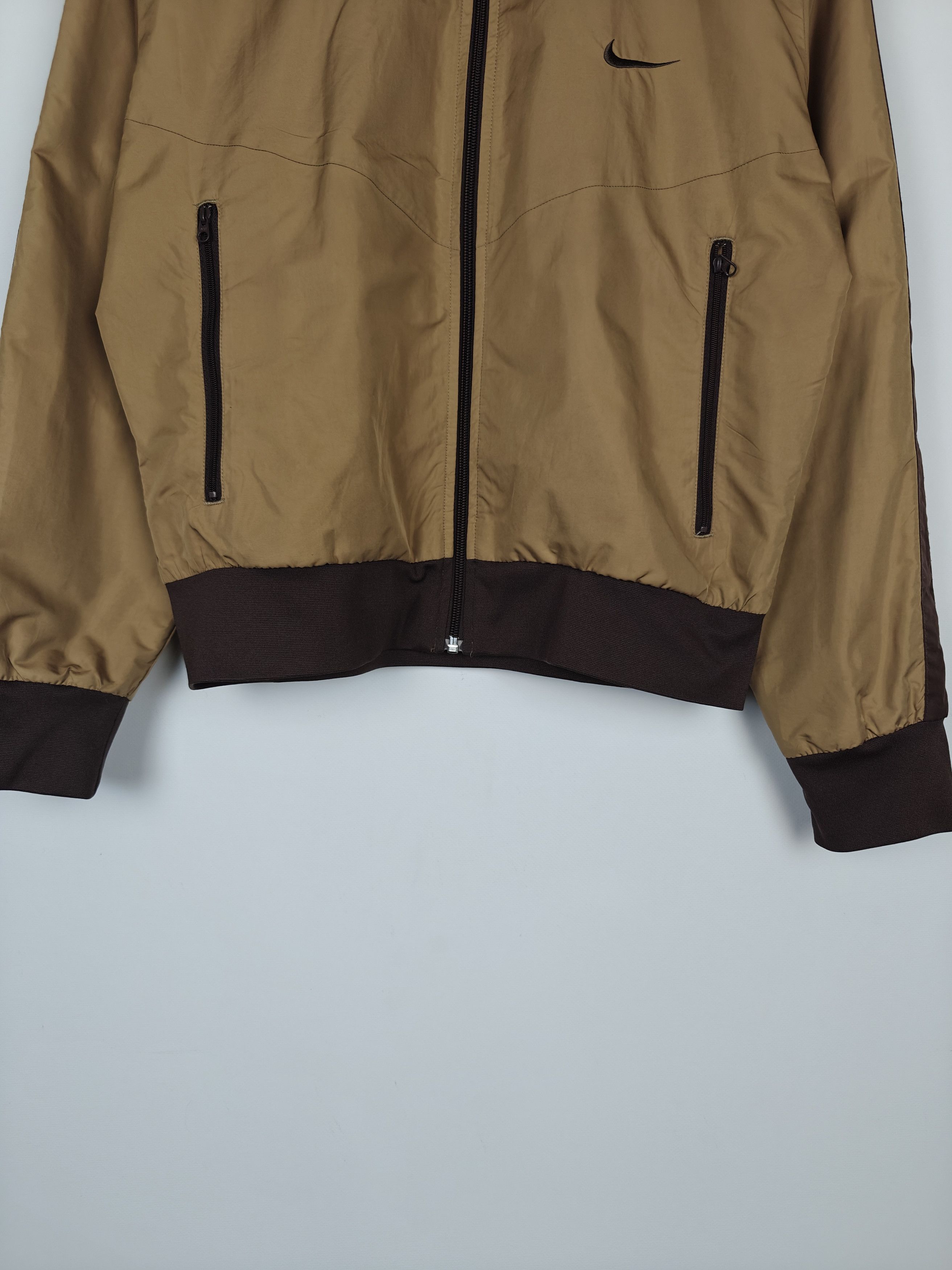 Nike Nike VTG Jacket Zip Hooded Brown size S Size US S / EU 44-46 / 1 - 4 Thumbnail