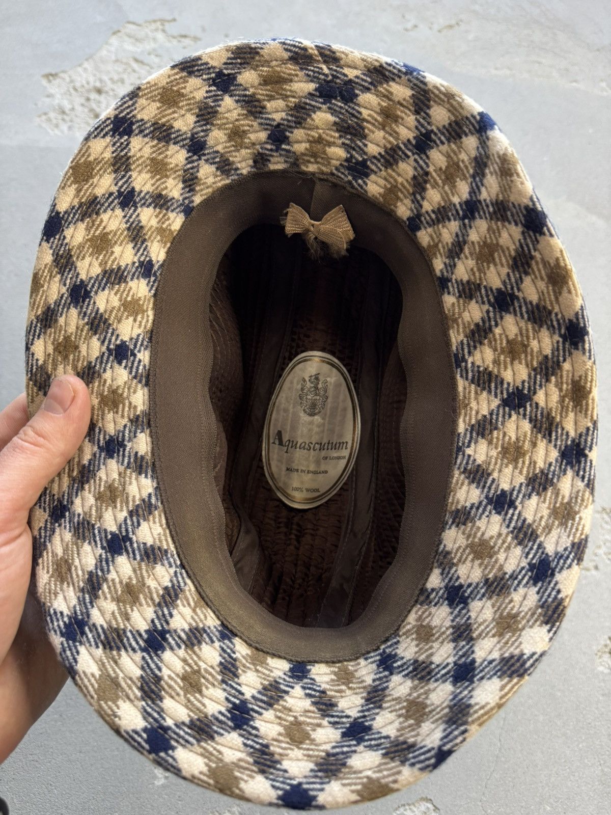Aquascutum × Vintage Vintage Aquascutum Wool Bucket Hat Size ONE SIZE - 5 Thumbnail