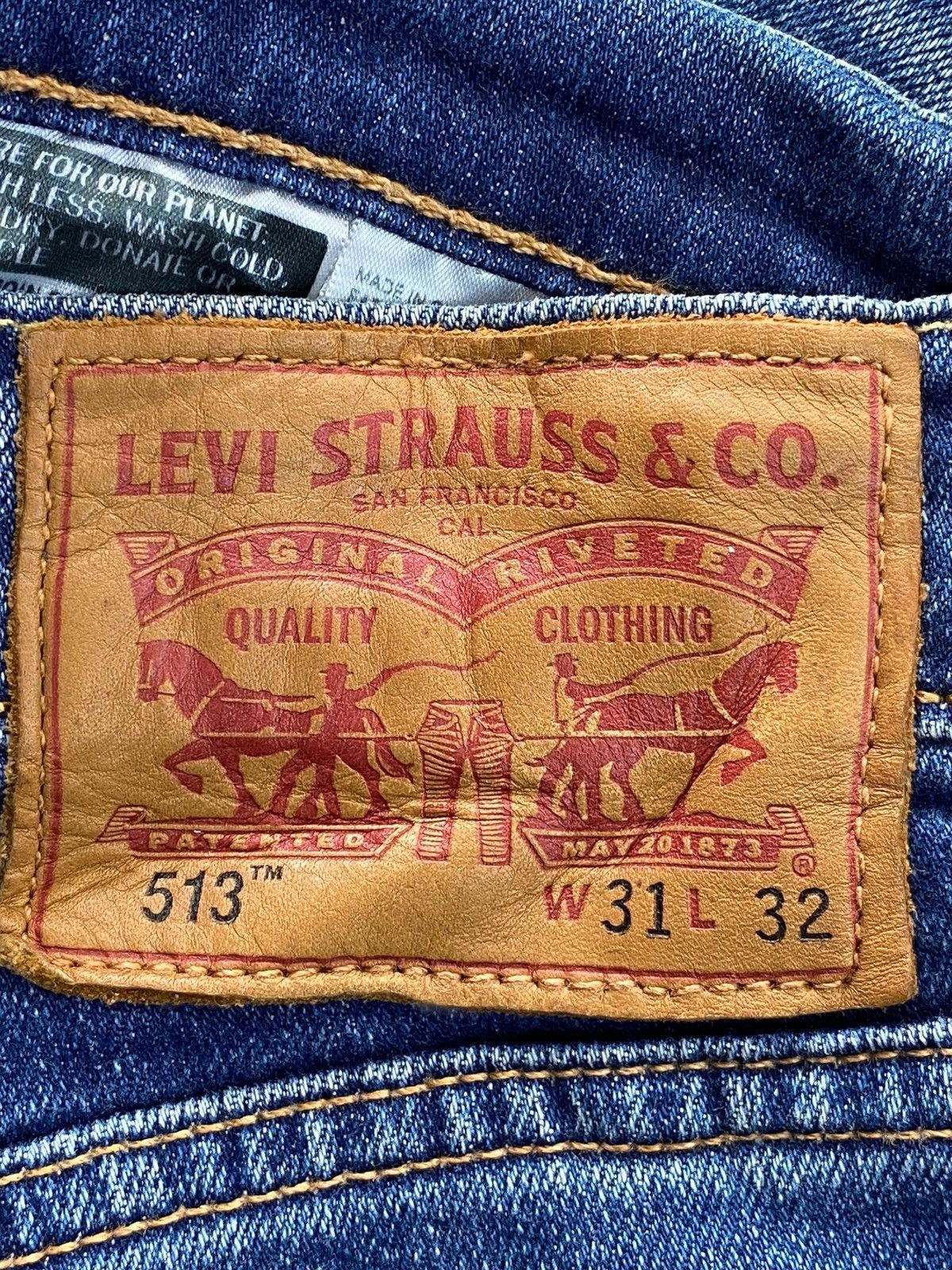 Levi's Levi’s Faded Blue Wash Whiskered Style Skinny Jeans Size US 32 / EU 48 - 11 Thumbnail