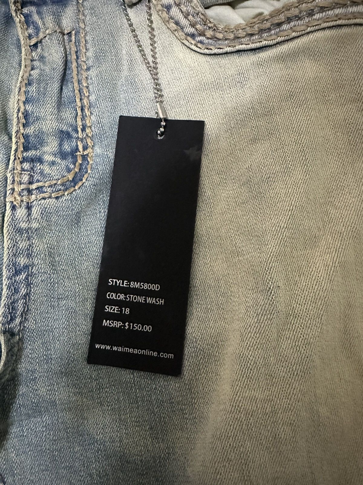 Waimea WAIMEA MAN SLIM FIT JEANS OR 14/16 YOUTH STACKED FIT Size US 26 / EU 42 - 5 Thumbnail