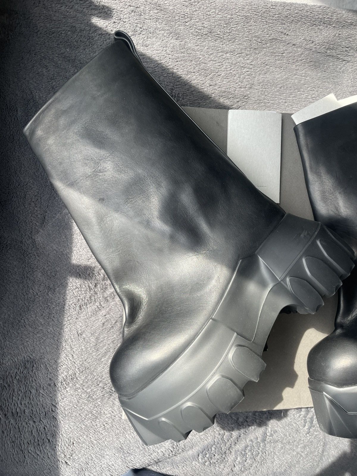 Rick Owens Rick Owens flared mega tractor boots Size US 8 / IT 38 - 2 Thumbnail