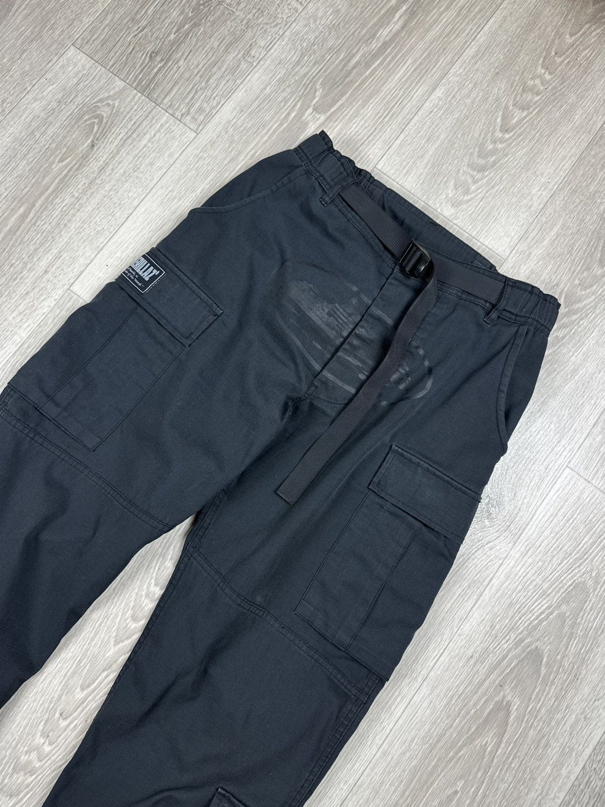 Corteiz Corteiz RTW Cargo Black Pants Size US 30 / EU 46 - 2 Thumbnail