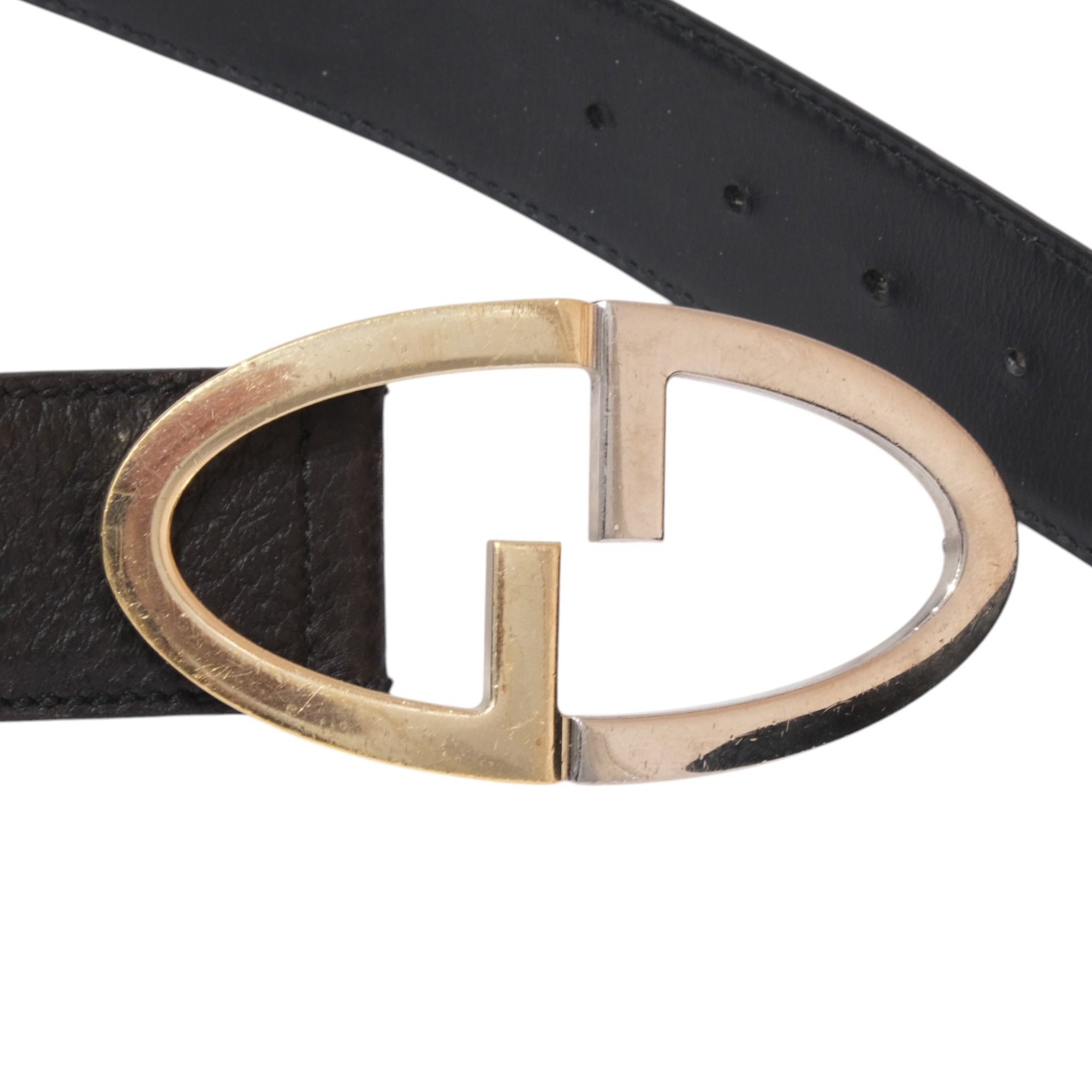 Gucci GG Grain Leather Belt Size ONE SIZE - 4 Thumbnail