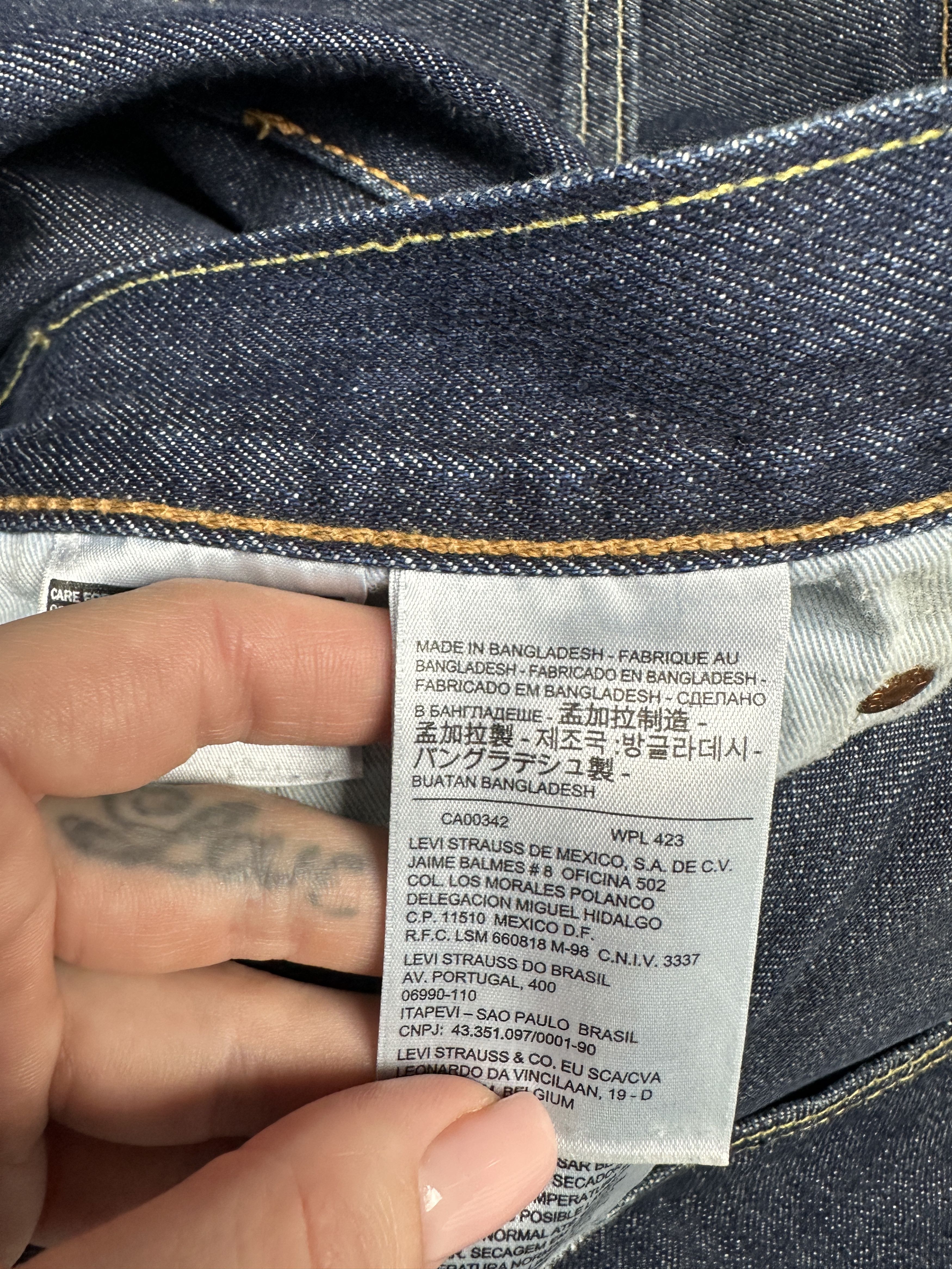 Levi's Levi's 501 Mens Denim Pants Jeans Size 38 x 32 Size US 38 / EU 54 - 8 Thumbnail