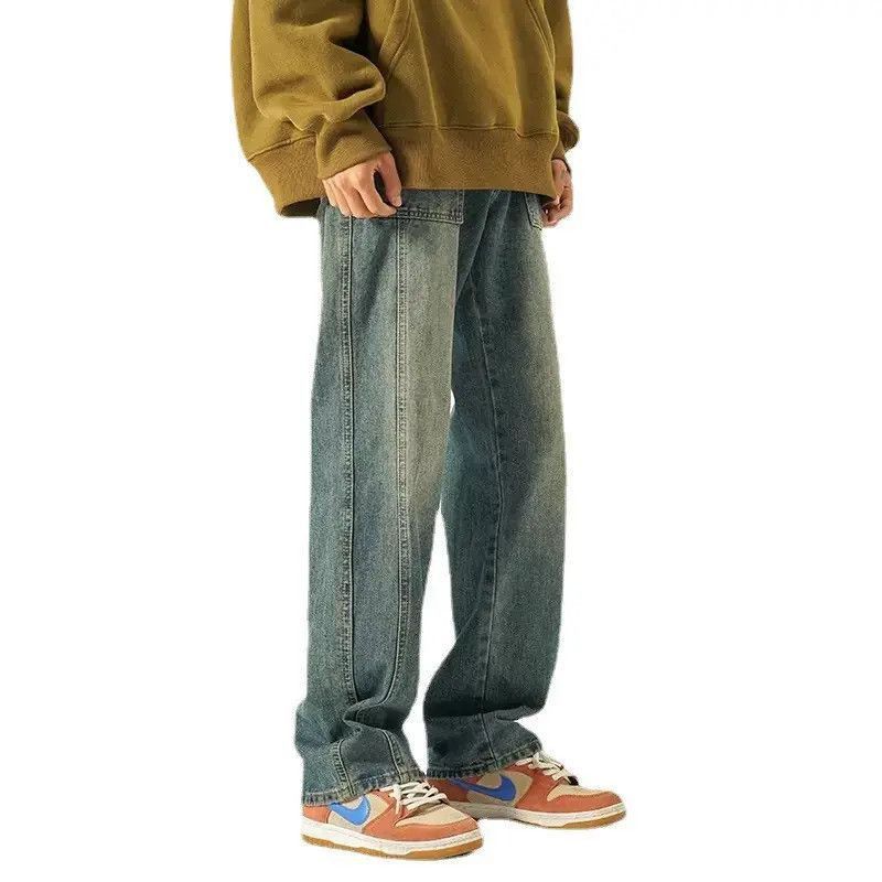 Japanese Brand Retro loose straight leg jeans Size US 32 / EU 48 - 5 Thumbnail