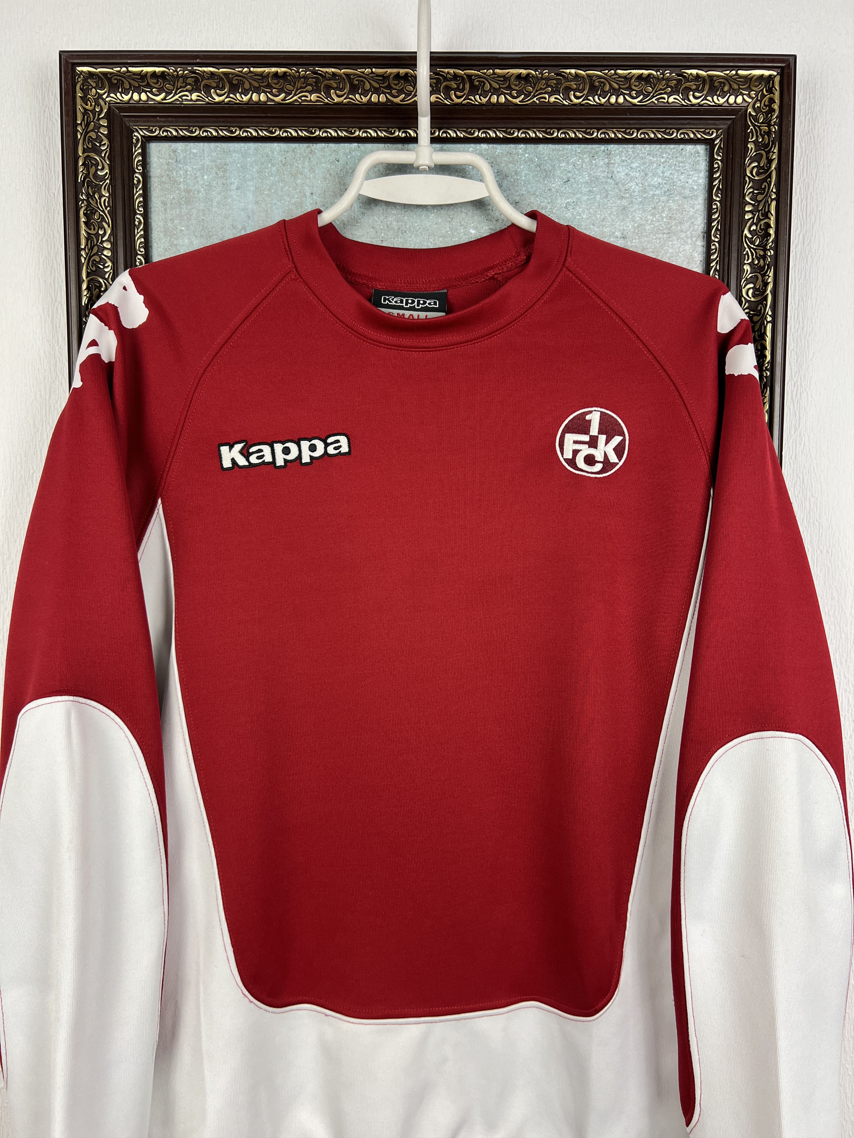Kappa Vintage Kaiserslautern Football Train Sweatshirt Track Top Size US S / EU 44-46 / 1 - 2 Thumbnail