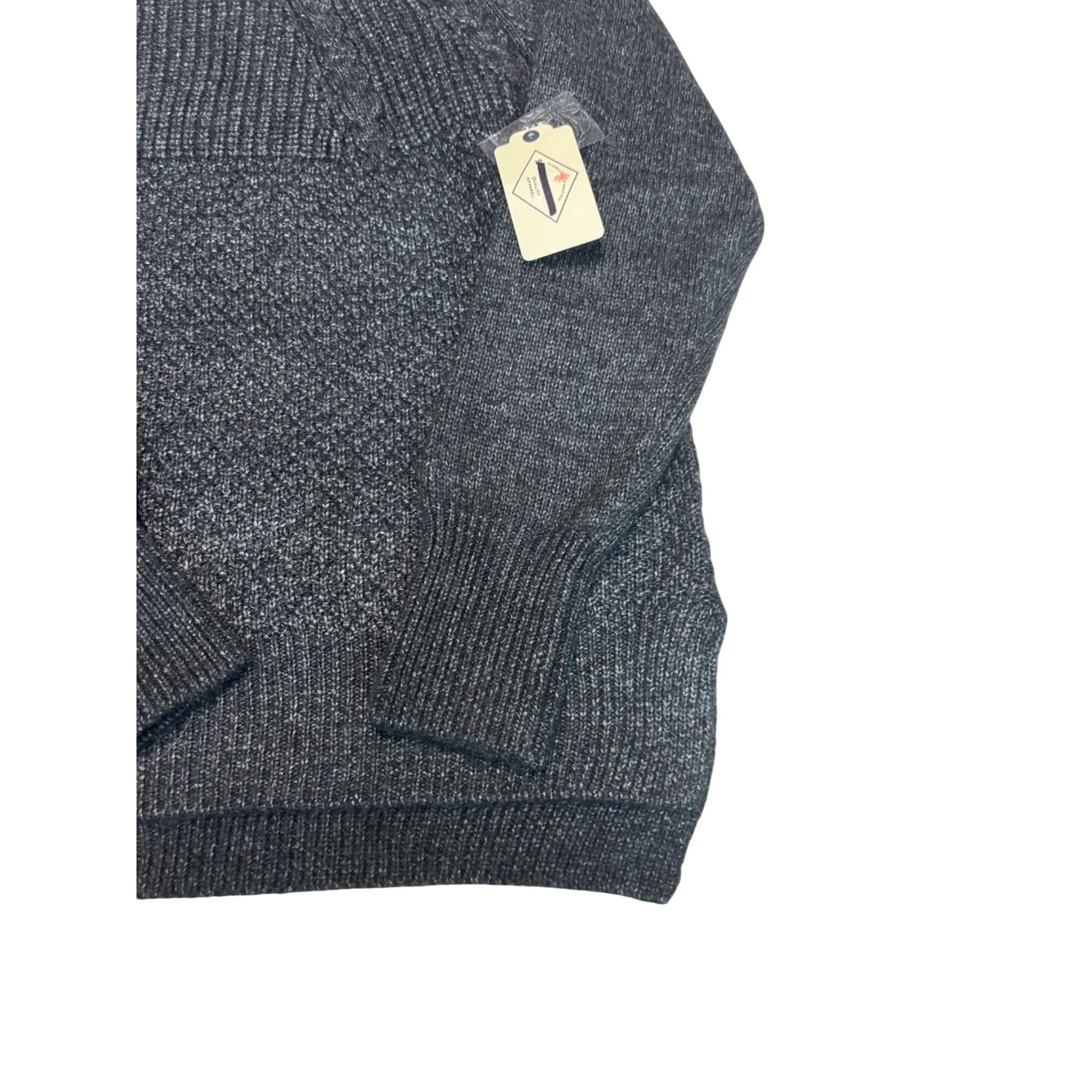 Other St. John’s Bay Mixed Stitch Reglan, Crew Neck Sweater, Charc Size M / US 6-8 / IT 42-44 - 11 Thumbnail