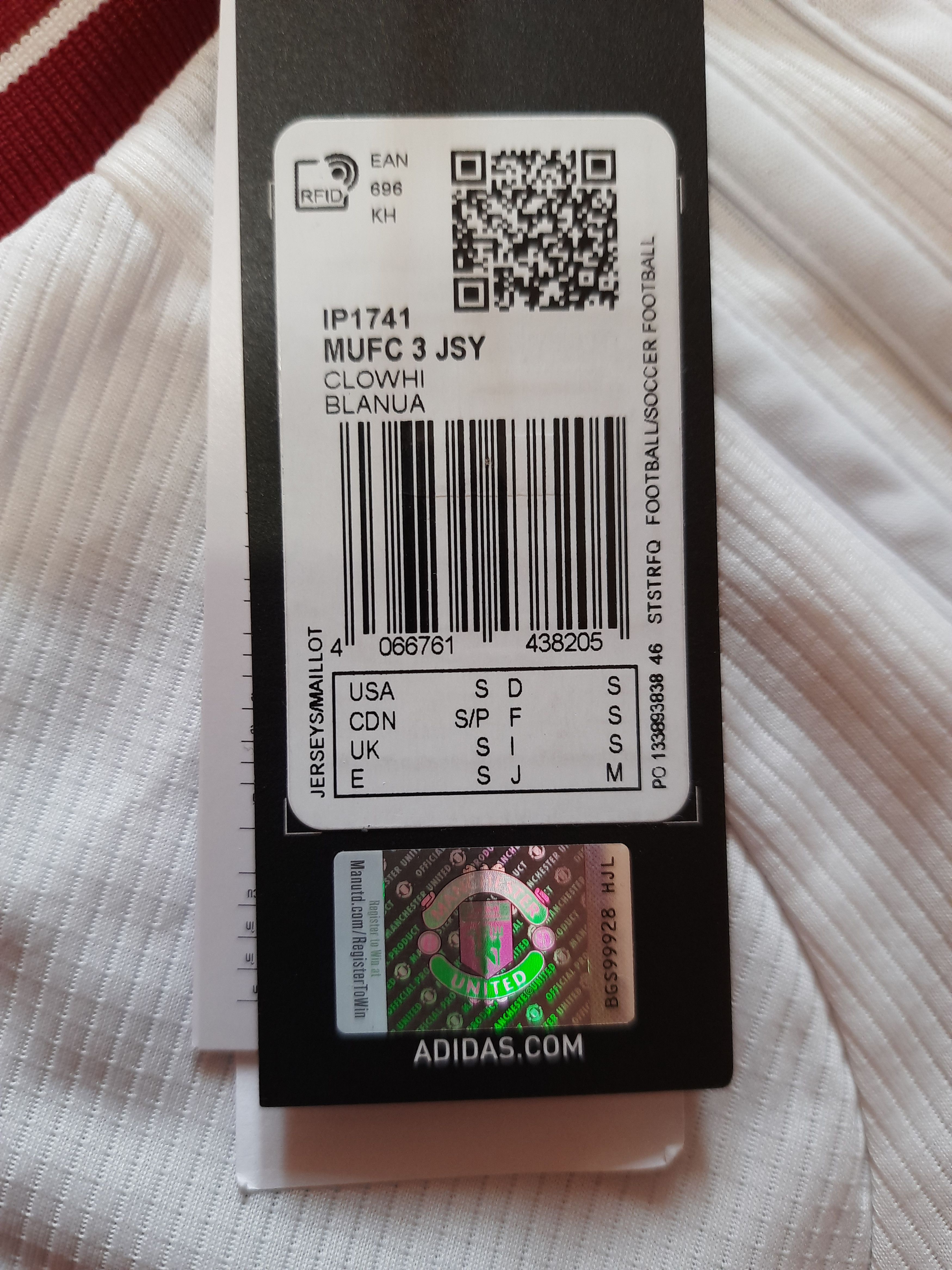 Adidas Manchester United Marcus Rashford Away Football T Shirt nike Size US S / EU 44-46 / 1 - 7 Thumbnail