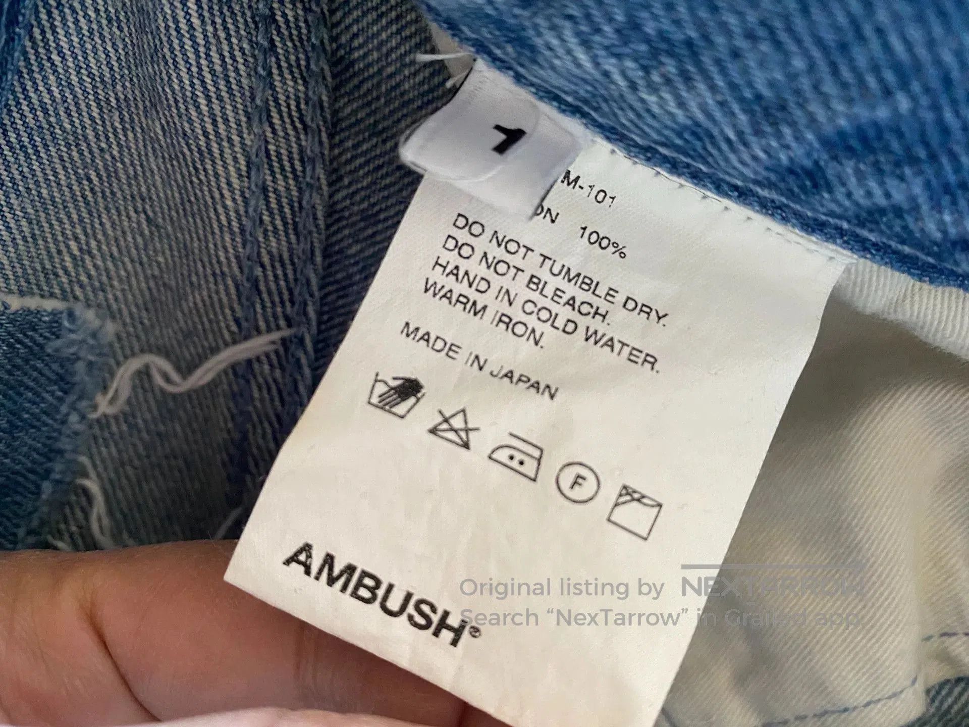 Ambush Design Ambush Washed Distressed Ripped Jeans. Size US 38 / EU 54 - 7 Thumbnail