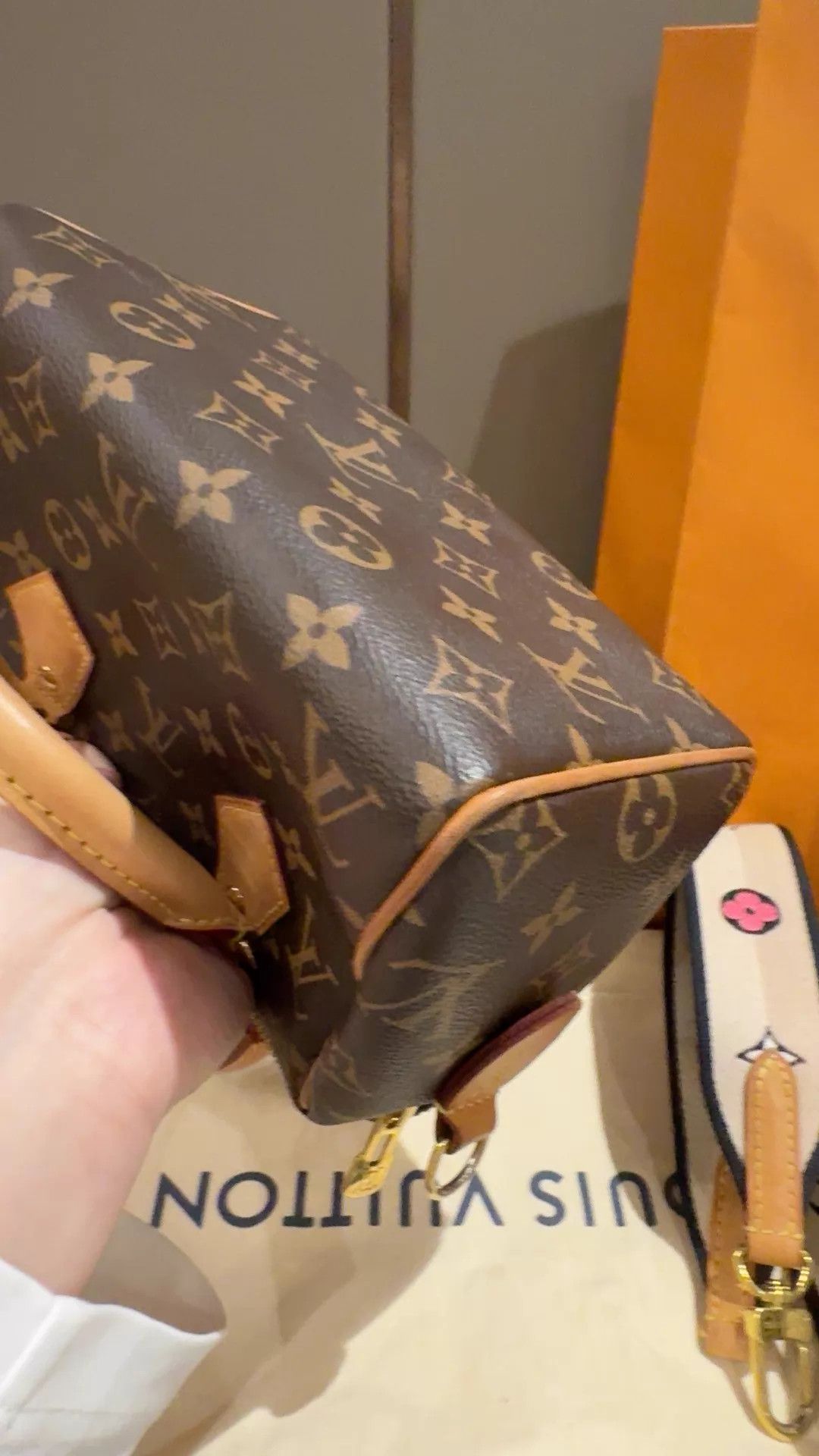 Louis Vuitton LV Speedy20 fixed strap clean full chip mint Size ONE SIZE - 5 Thumbnail