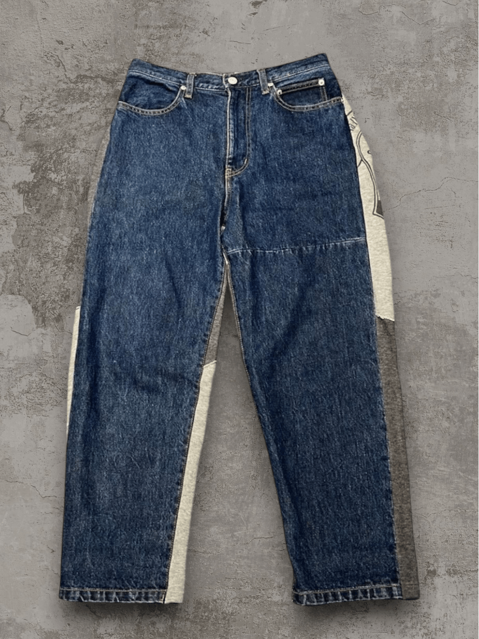 Undercover Undercover SS22 Denim Hybrid Jeans Size US 31 - 1 Thumbnail
