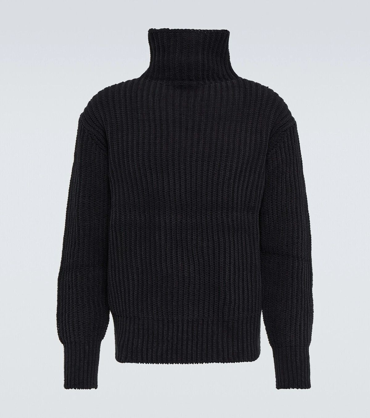 Amiri o1y0525 Turtleneck Sweater in Black Size US M / EU 48-50 / 2 - 1 Thumbnail