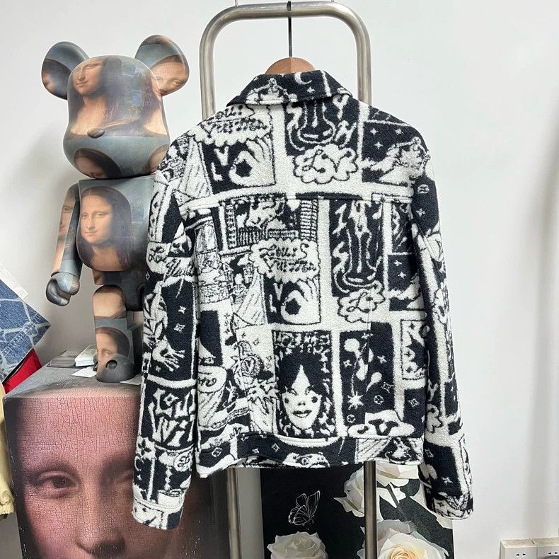 Louis Vuitton Louis Vuitton Wool Comic Jacket 2504-Nextarrow Size US M / EU 48-50 / 2 - 2 Thumbnail