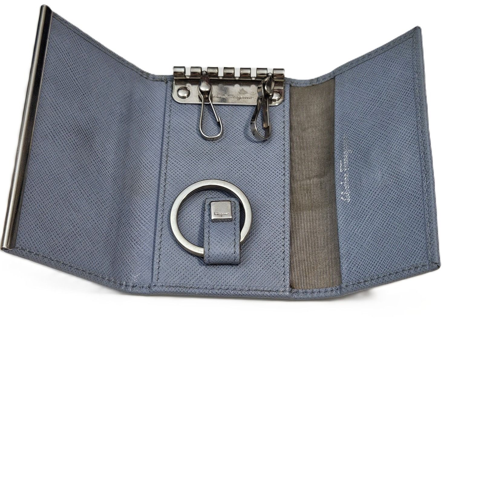 Salvatore Ferragamo Salvatore Ferragamo Gancini Leather Key Case with Original B Size ONE SIZE - 4 Thumbnail