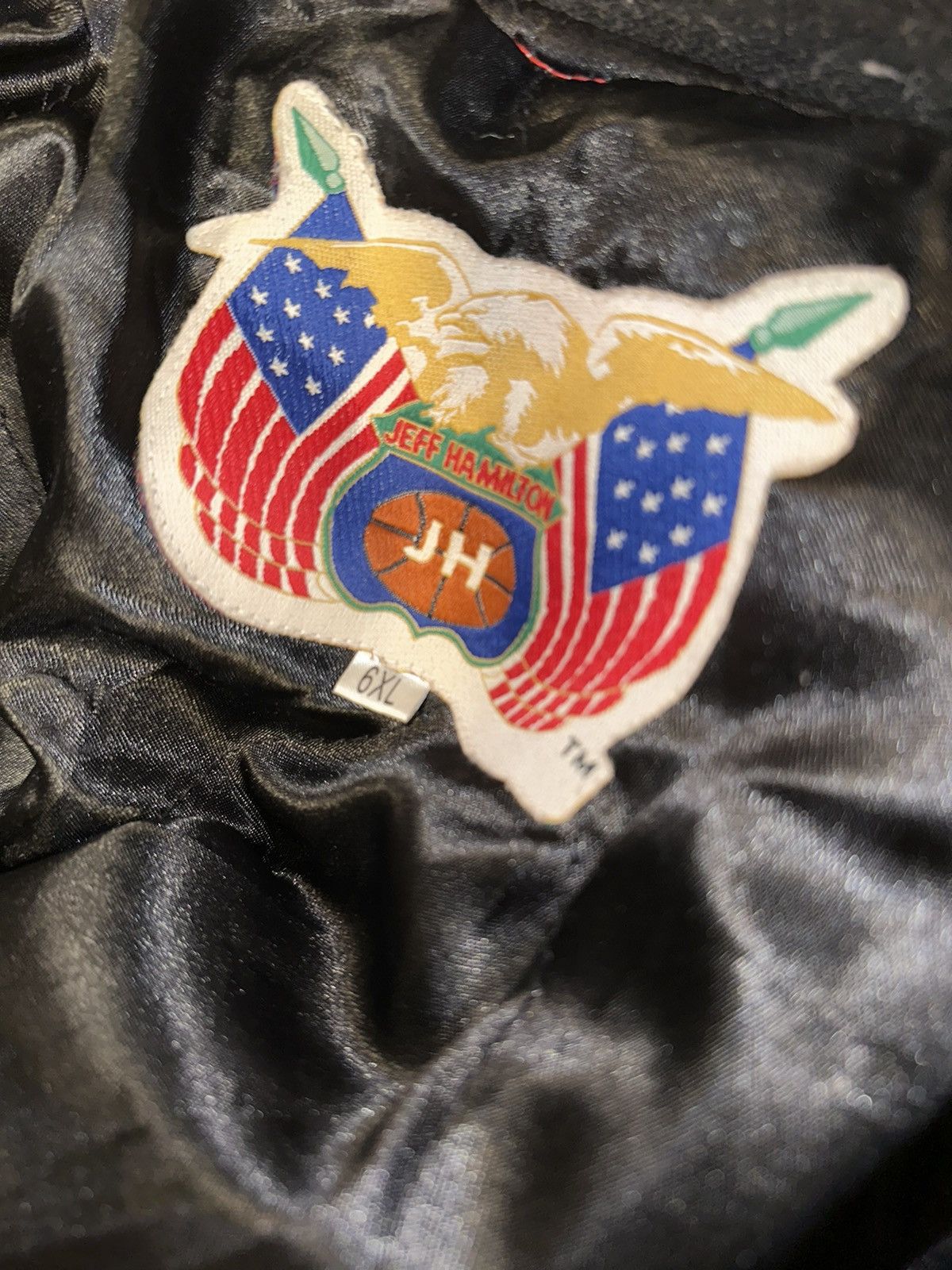 Jeff Hamilton Jeff Hamilton NBA Hardwood ClassicsTeam Patchwork Jacket 6XL Size US XXL / EU 58 / 5 - 12 Thumbnail