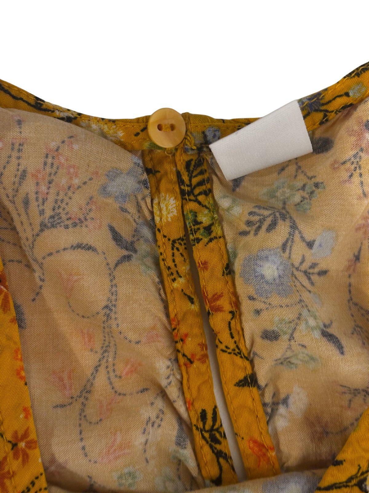 Old Navy Yellow floral Dress.wd2025 Size L / US 10 / IT 46 - 9 Thumbnail