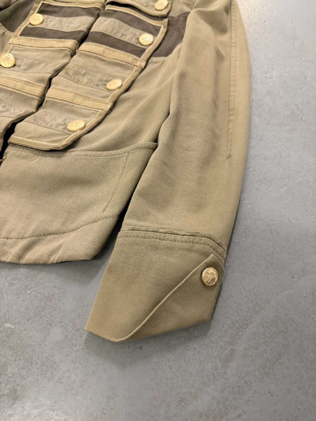 Marithe + Francois Girbaud Marithé François Girbaud Napoleon Military Panel Jacket Size XS / US 0-2 / IT 36-38 - 5 Thumbnail