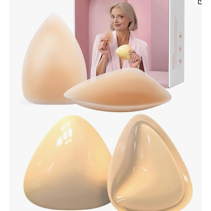 The Unbranded Brand Sticky Push Up Inserts Set - Reusable Double Sided Adhesive Size ONE SIZE - 1 Thumbnail