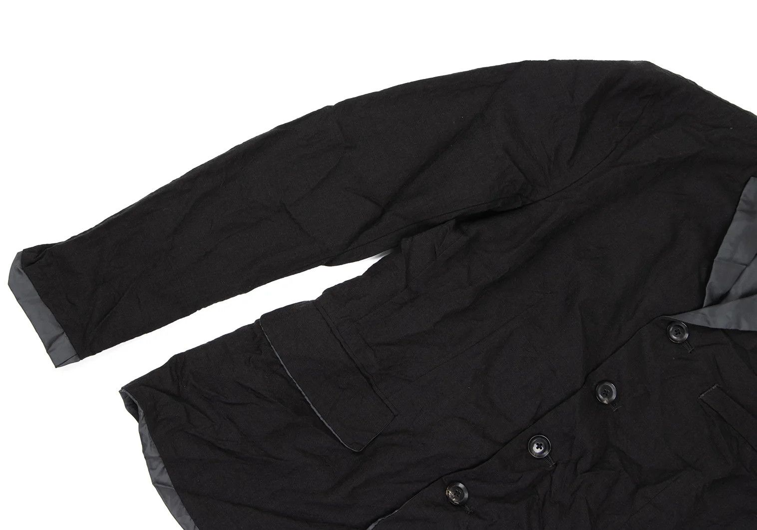 Kolor Wool Creased 4B Jacket in Dark Brown Size US S / EU 44-46 / 1 - 5 Thumbnail