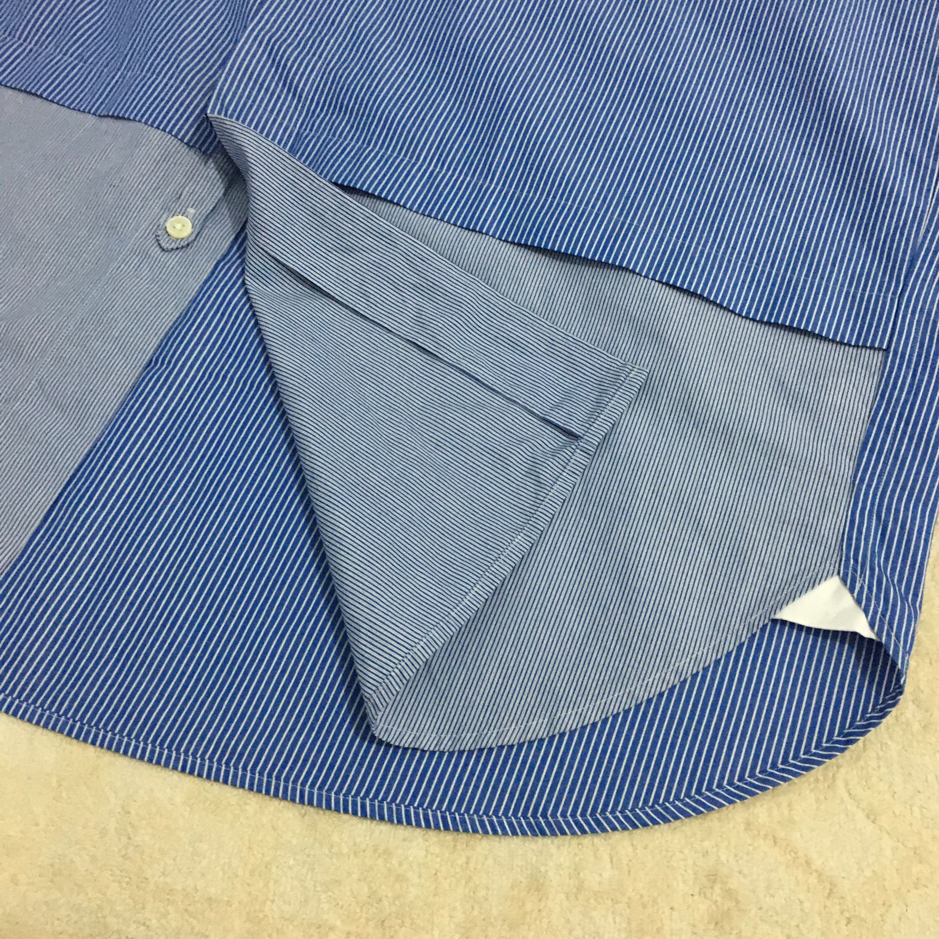 Jil Sander × Uniqlo Uniqlo Jil Sander Hickory Longsleeve Shirt Size US L / EU 52-54 / 3 - 14 Thumbnail