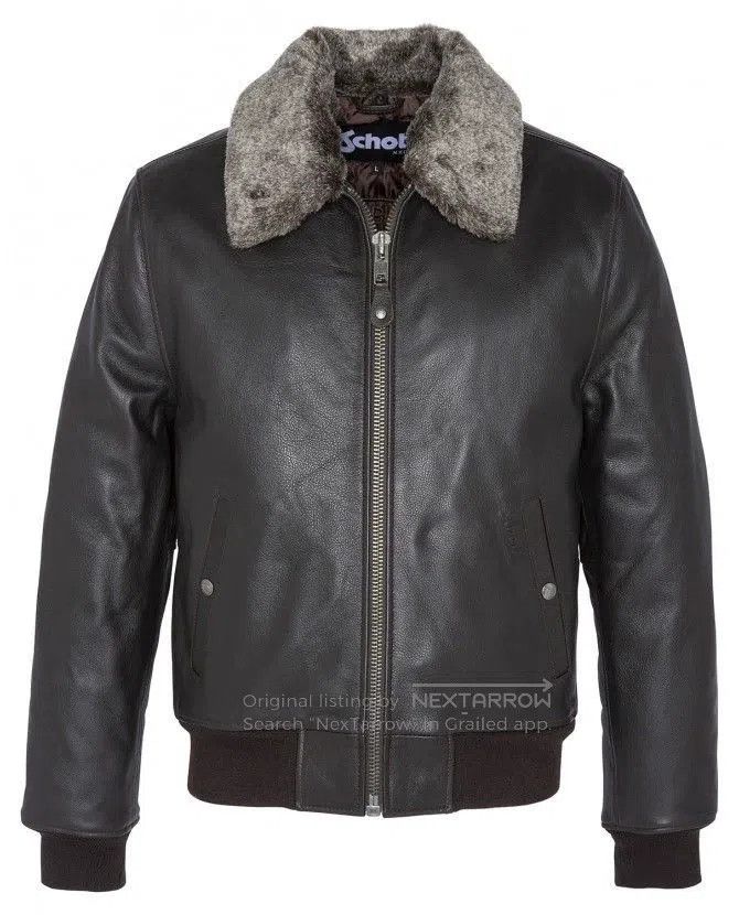 Schott Schott Cowhide leather jacket Size US XXL / EU 58 / 5 - 1 Thumbnail