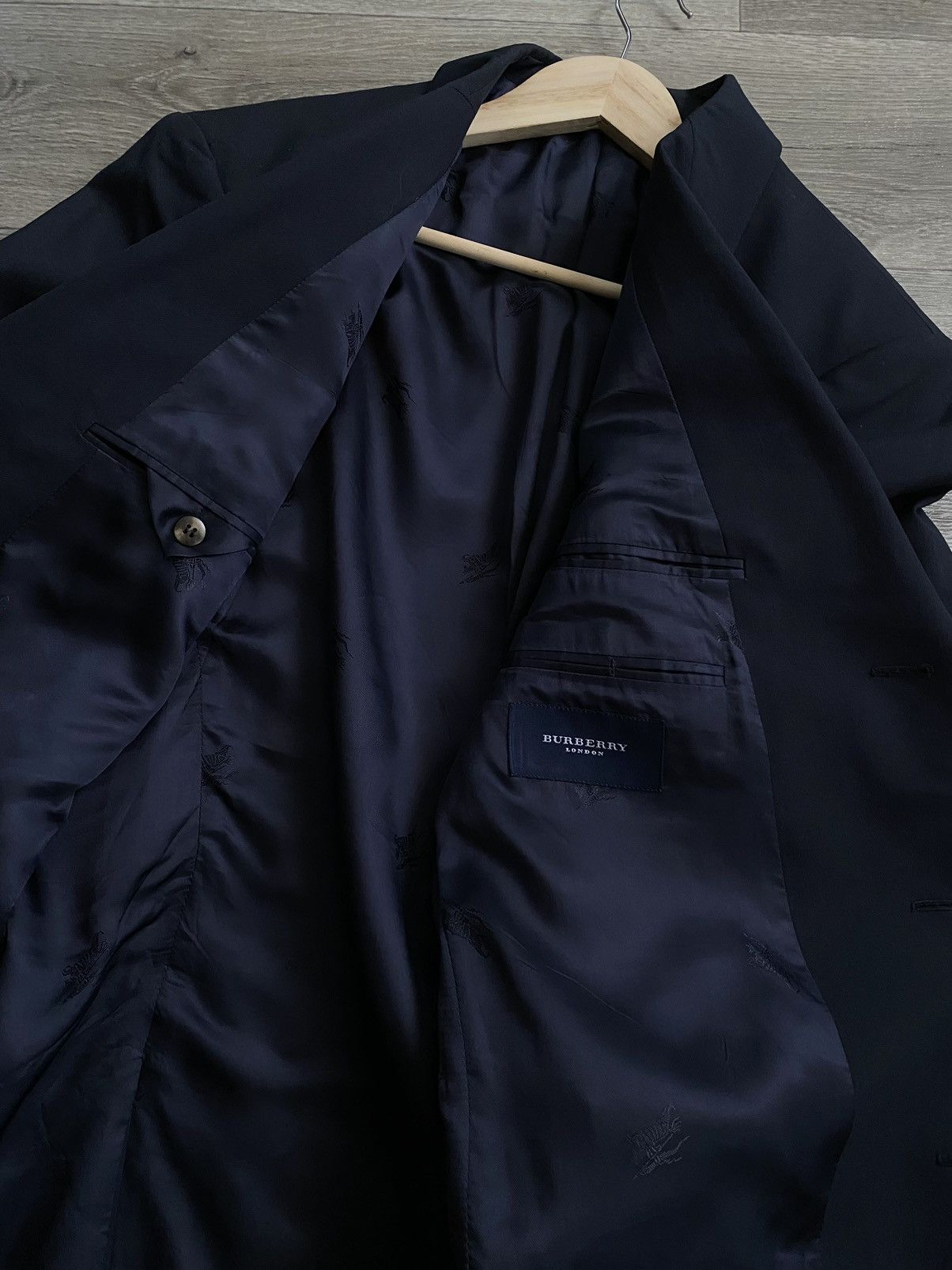 Burberry × Vintage 🫧Burberry London Vintage Blazer Jacket Wool L Size US L / EU 52-54 / 3 - 6 Thumbnail