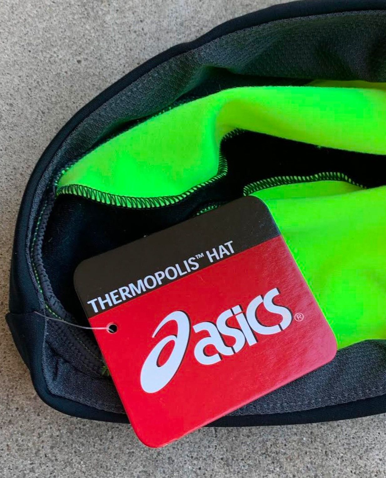 Asics Asics Thermopolis Hat Black / Neon (Size L/XL) NWT Size ONE SIZE - 3 Thumbnail