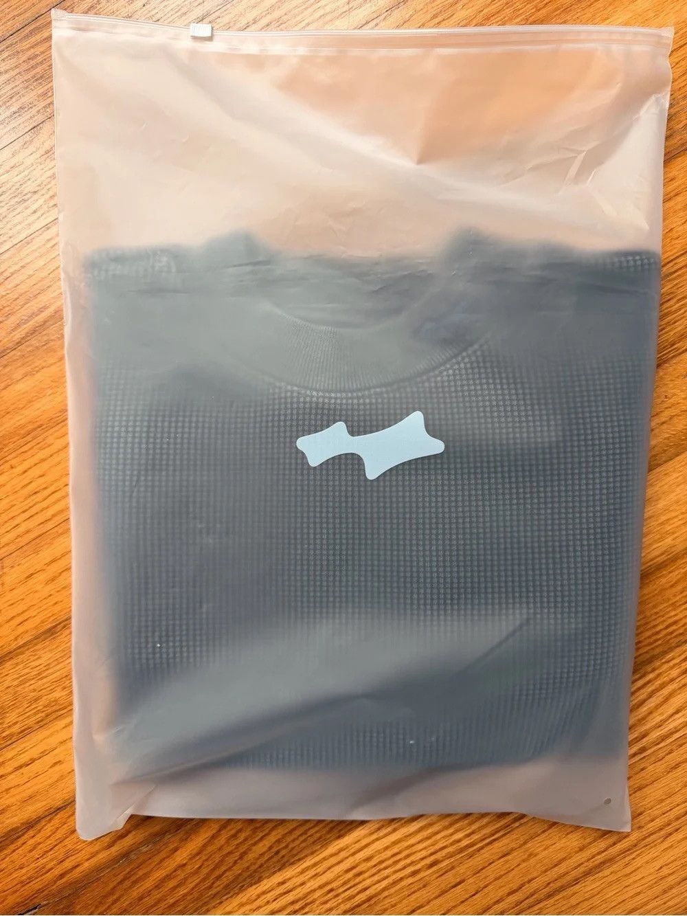 SKYLRK SKYLRK Waffle Mock Neck LS SMUDGE - Small Size US S / EU 44-46 / 1 - 2 Thumbnail