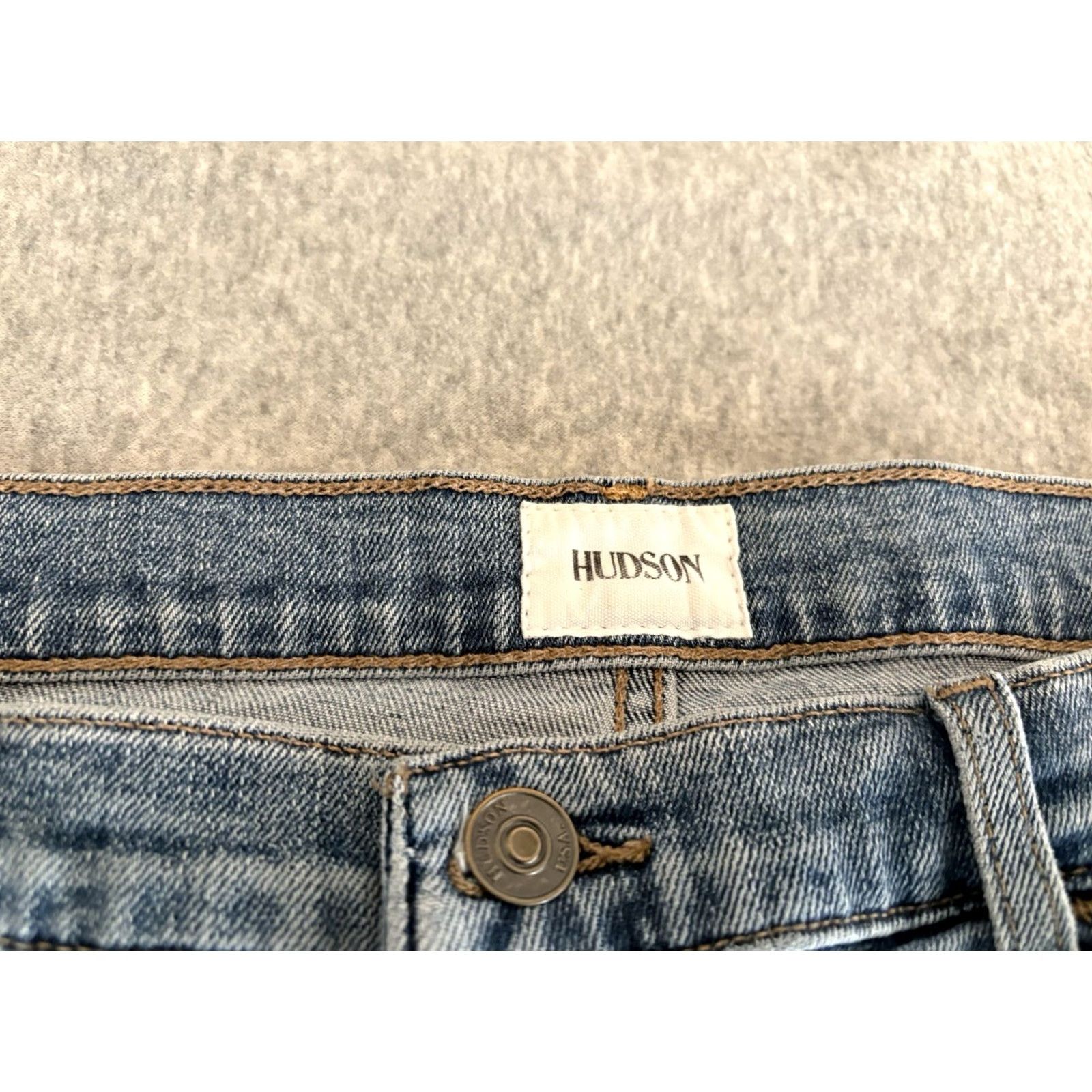 Hudson Hudson Rosalie Wide Leg Denim Jeans Blue Womens 33 Size Regular Zip Jeans Womens Blue 33 Hudson Rosalie Wide-Leg Denim Team Size 24" / US 00 / IT 34 - 3 Thumbnail