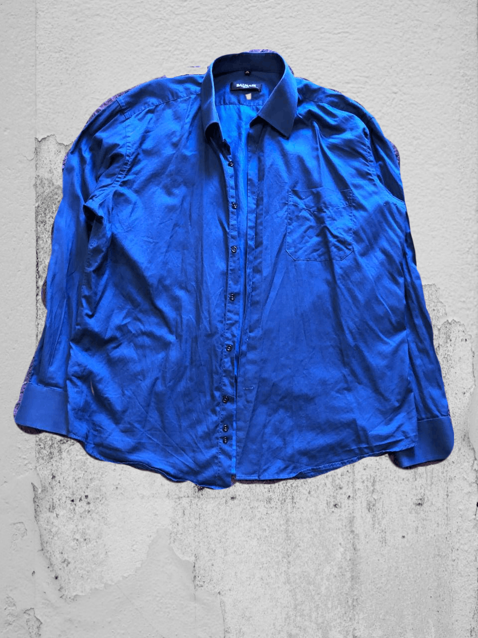 Balmain button-down shirt Balmain Vintage Y2K blue Size US XL / EU 56 / 4 - 1 Thumbnail
