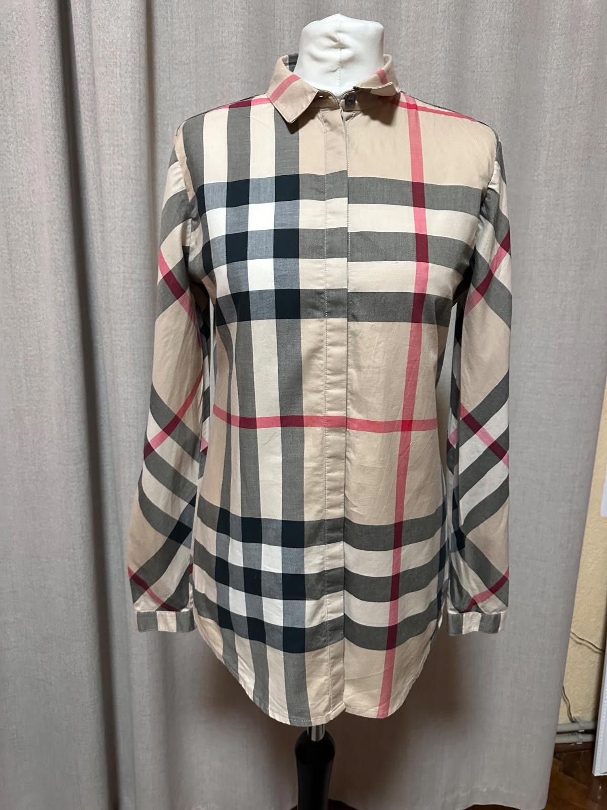 Burberry Burberry Brit Nova Check Button Down Long Sleeve Shirt Sz S Size S / US 4 / IT 40 - 3 Thumbnail