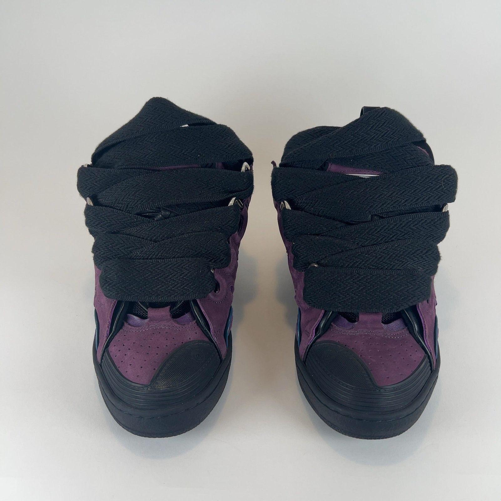 Lanvin Lanvin 'Curb' Suede Low-Top Sneakers Size US 7 / EU 40 - 2 Thumbnail