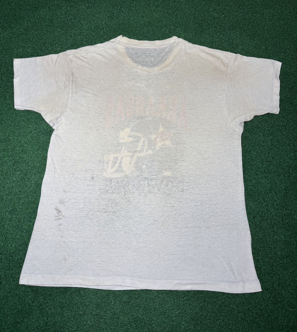 Vintage Vintage 80s Arkansas Razorbacks Cowboys RARE THIN T Shirts Size US XL / EU 56 / 4 - 4 Thumbnail