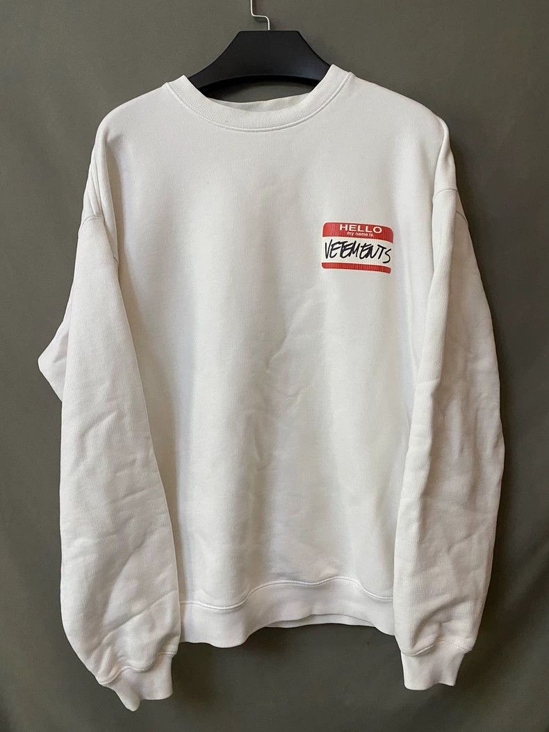 Vetements Vetements Logo Signature Sweatshirt-yf Size US S / EU 44-46 / 1 - 1 Thumbnail